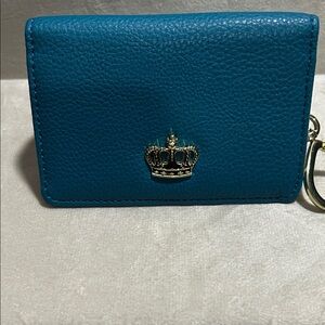 Juicy Couture White and Blue Card Holder